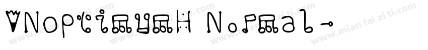 VNOptimumH Normal字体转换
